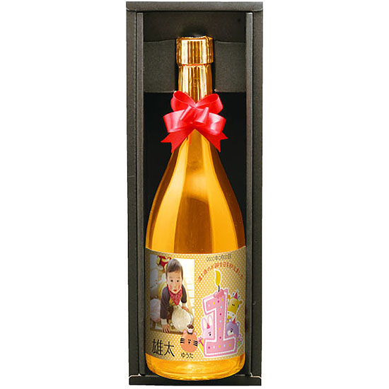 村重 うめ酒オリジナル ラベル(720ml×1)(初誕生用)1