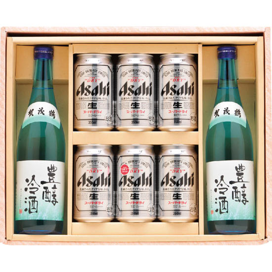 賀茂鶴 豊醇冷酒・アサヒスーパードライセット0