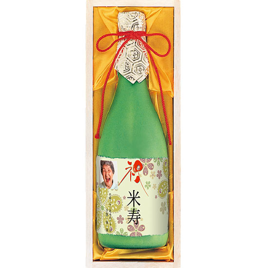 福美人 大吟醸原酒(長寿・賀寿写真入り) 1