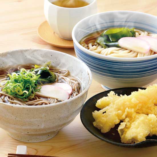 お節（おせち）料理：【ご自宅専用】信州蕎麦と讃岐饂飩 の詰合せイメージ