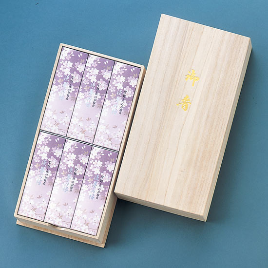 宇野千代のお線香淡墨の桜(桐箱)2