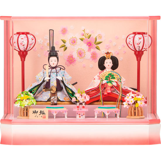 雛人形 小芥子 親王 花音 アクリルケース飾り 52 円 大進オンラインショップ