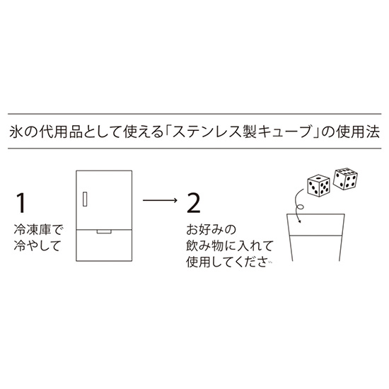 フローズンキューブ 二重タンブラーキューブ2個3