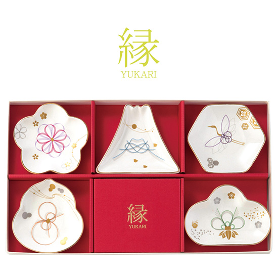 縁 -yukari- 五様小皿揃0