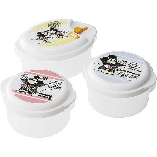 ミッキー&ミニー電子レンジ容器3点セット0