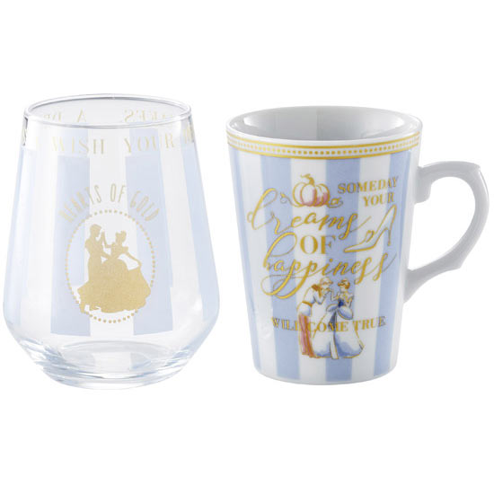 ディズニー シンデレラ ウェディングコレクション マグ グラスセット ブルー 申込番号 407 00 ルメール引出物