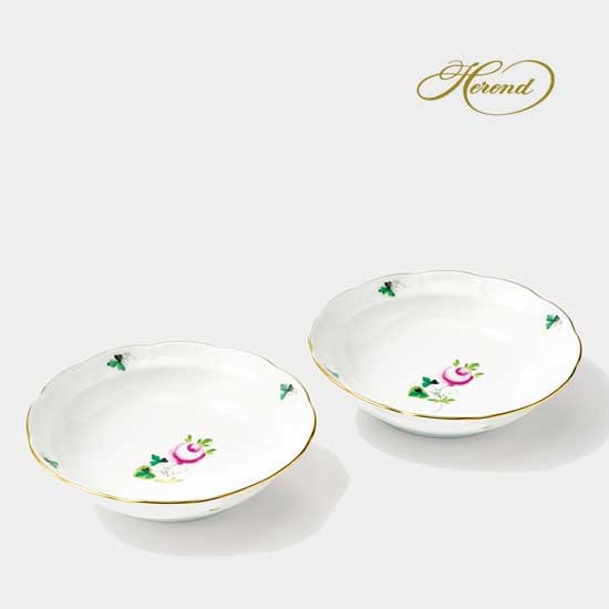 life] ヘレンド ウィーンの薔薇 オリエンタルボール L ペア (未使用品