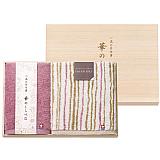 一流の手仕事 華のしらべ 木箱入り今治タオルセット