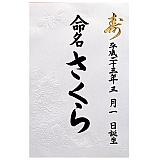 命名書