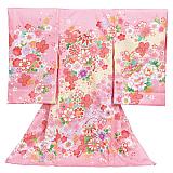 ：女祝着 兎 毬に花づくしイメージ