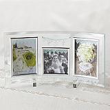 ジュエリーチャームガラスフォトフレーム 3窓