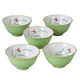 香蘭社 らん 湯呑揃