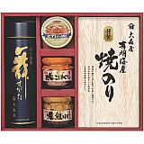 大森屋 海苔・茶漬・カニ缶・瓶詰セット