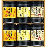 ：広島海苔 3種味海苔セット6本詰イメージ
