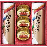 白子 海苔・お茶漬け・かに缶詰合せ