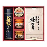 大森屋海苔・茶漬・カニ缶・ほぐし瓶詰合せ