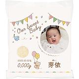 出産内祝いランキング1位の米・Baby E  (マイ・ベイビー) 2701g～3300g 写真入りイメージ