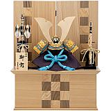 【34】１０号 蒼白兜(青)収納飾り