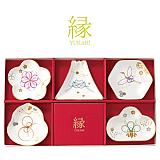 出産内祝いの食器：人気ランキング：6位：縁 -yukari- 五様小皿揃イメージ
